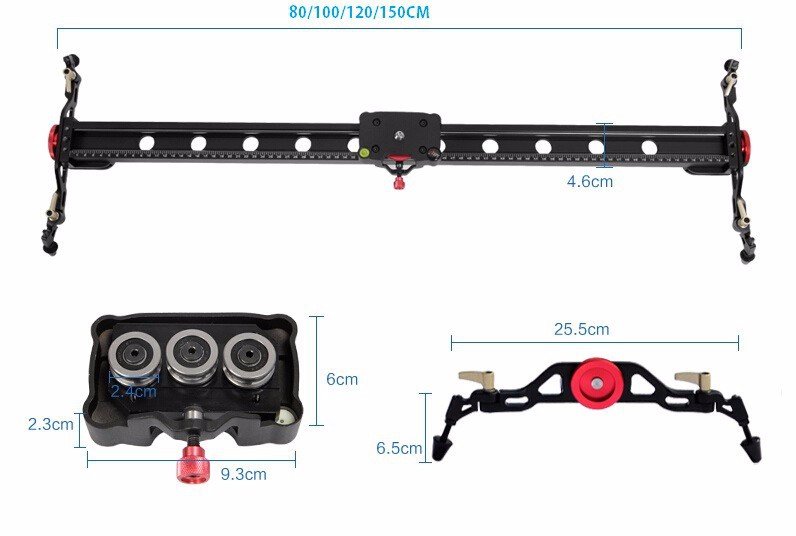Thanh Dolly  Dragon -D02  120cm Slider Rail for Camera and Video